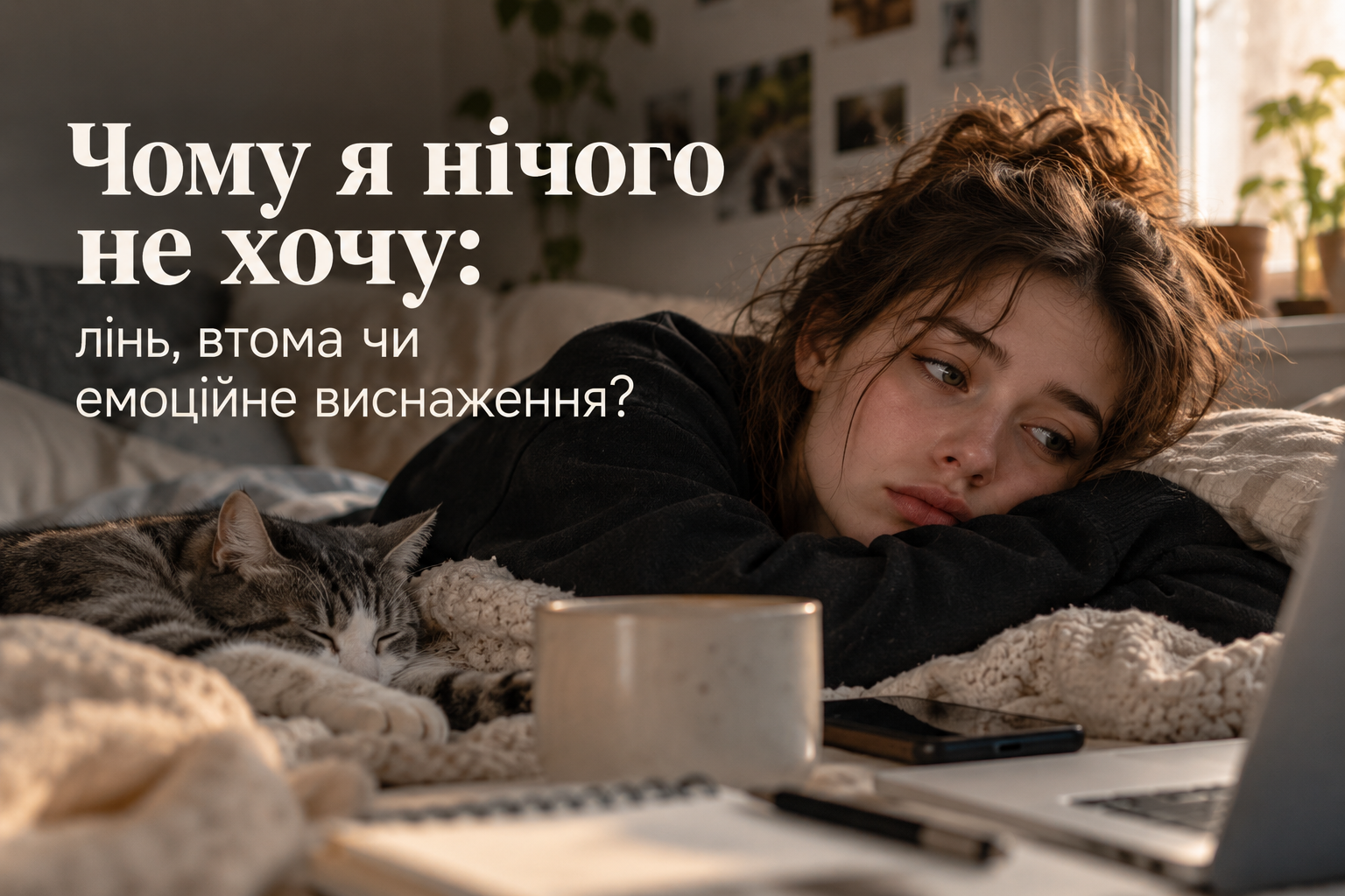 Чому я нічого не хочу: лінь, втома чи емоційне виснаження?